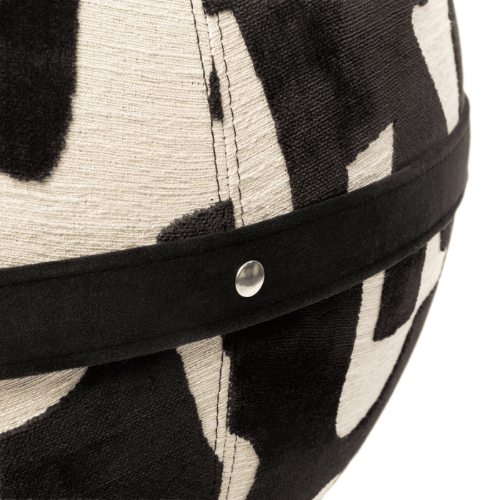 Siège Bloon Casamance Mélodie Noir et Blanc