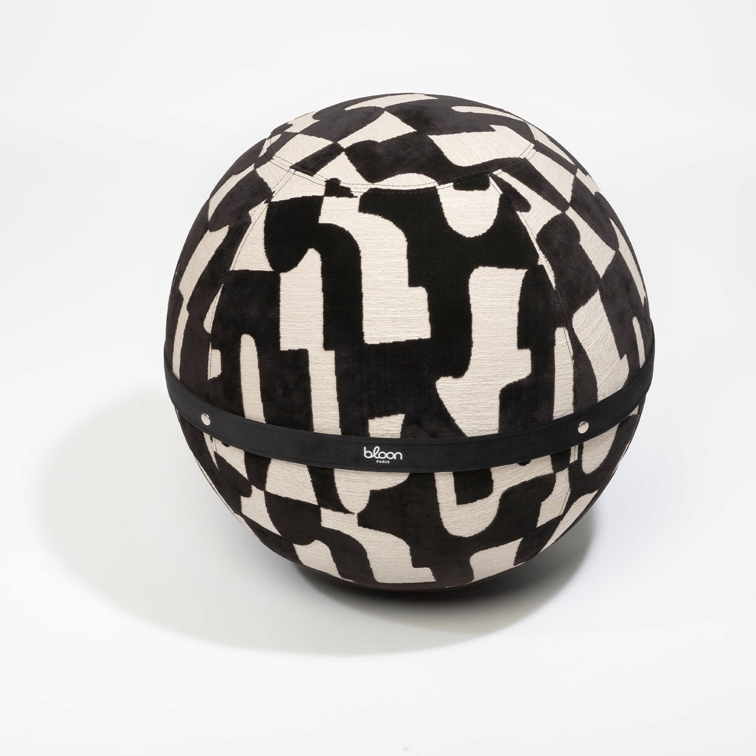 Siège Bloon Casamance Mélodie Noir et Blanc